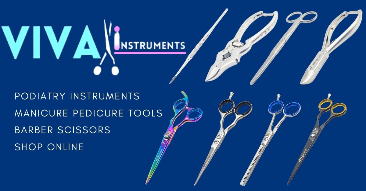 podiatry instruments, manicure pedicure tools, chiropody instruments supplies UK - viva instruments