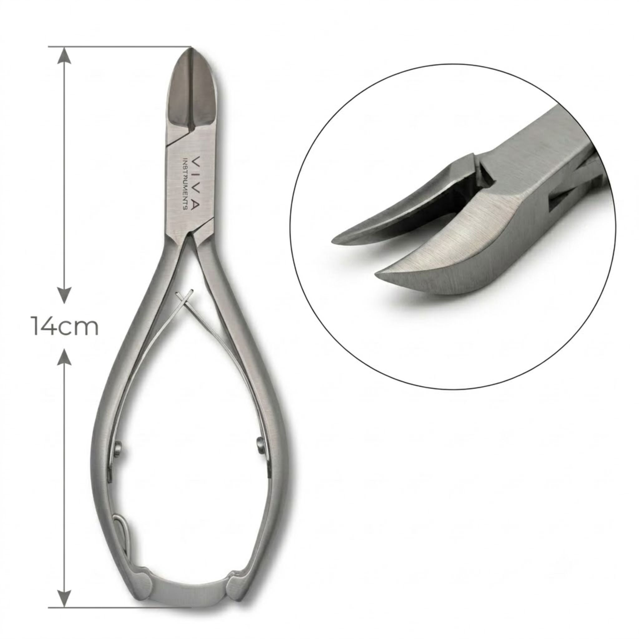podiatrist nail nippers for toenail cutting - viva instruments