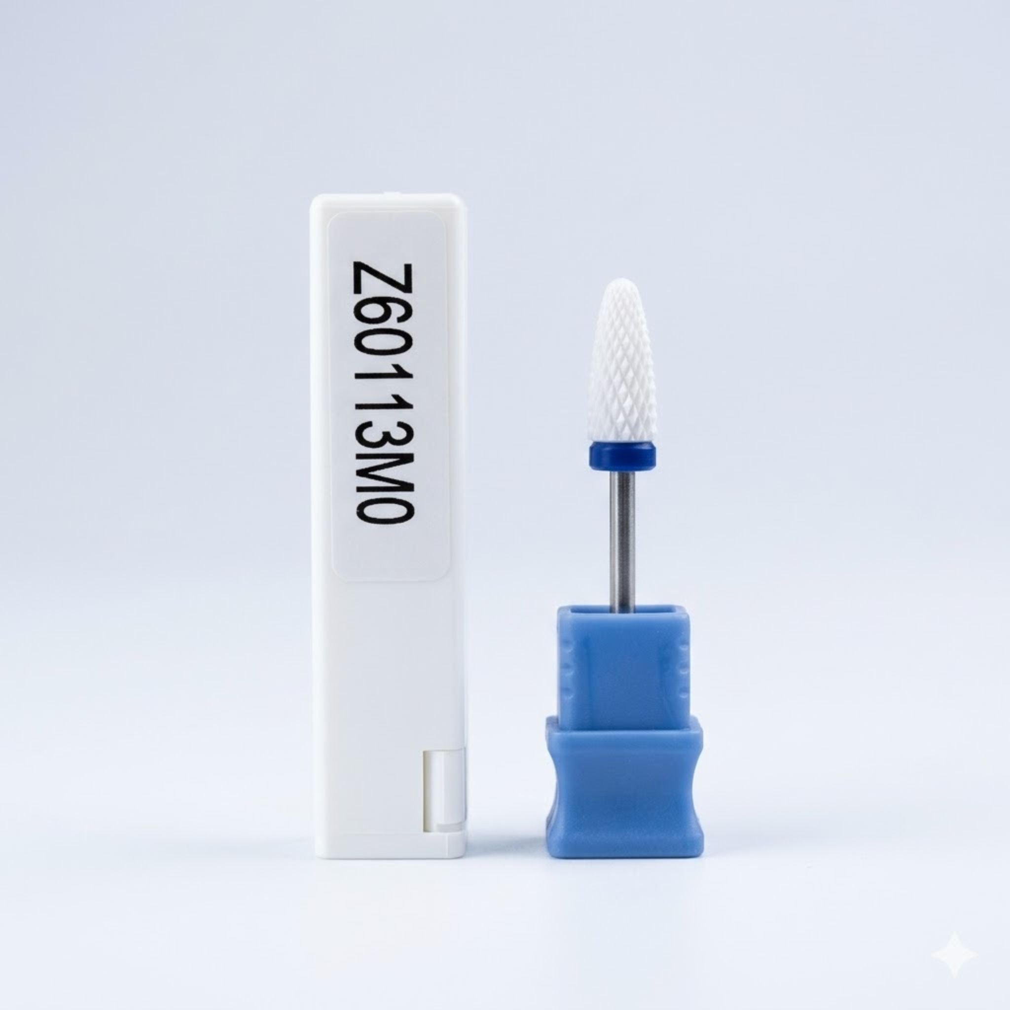 Left-Handed Ceramic Flame Nail Bit - Medium Grit | Viva Instruments