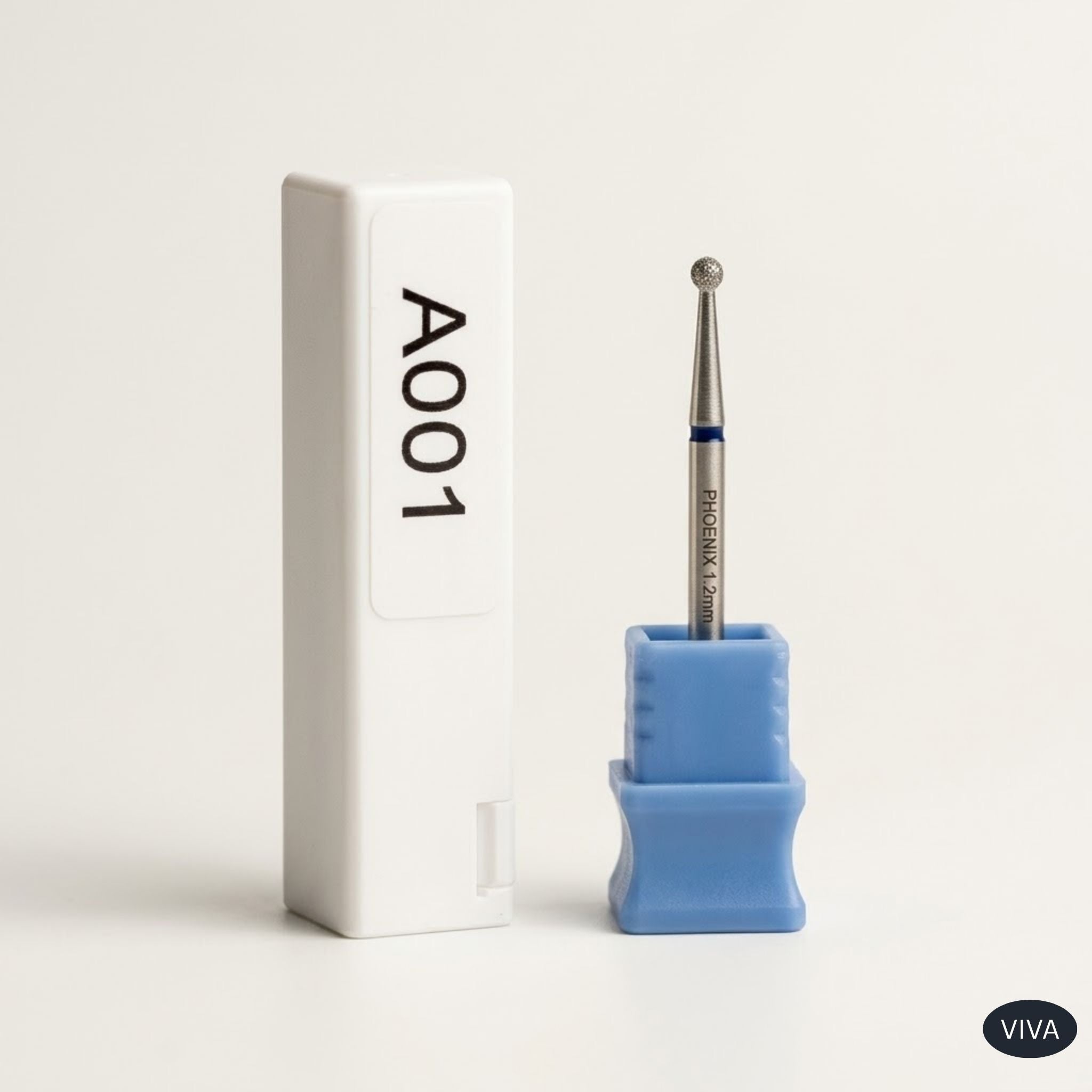 Small Ball Diamond Nail Drill Bit - Medium Grit | Viva Instruments