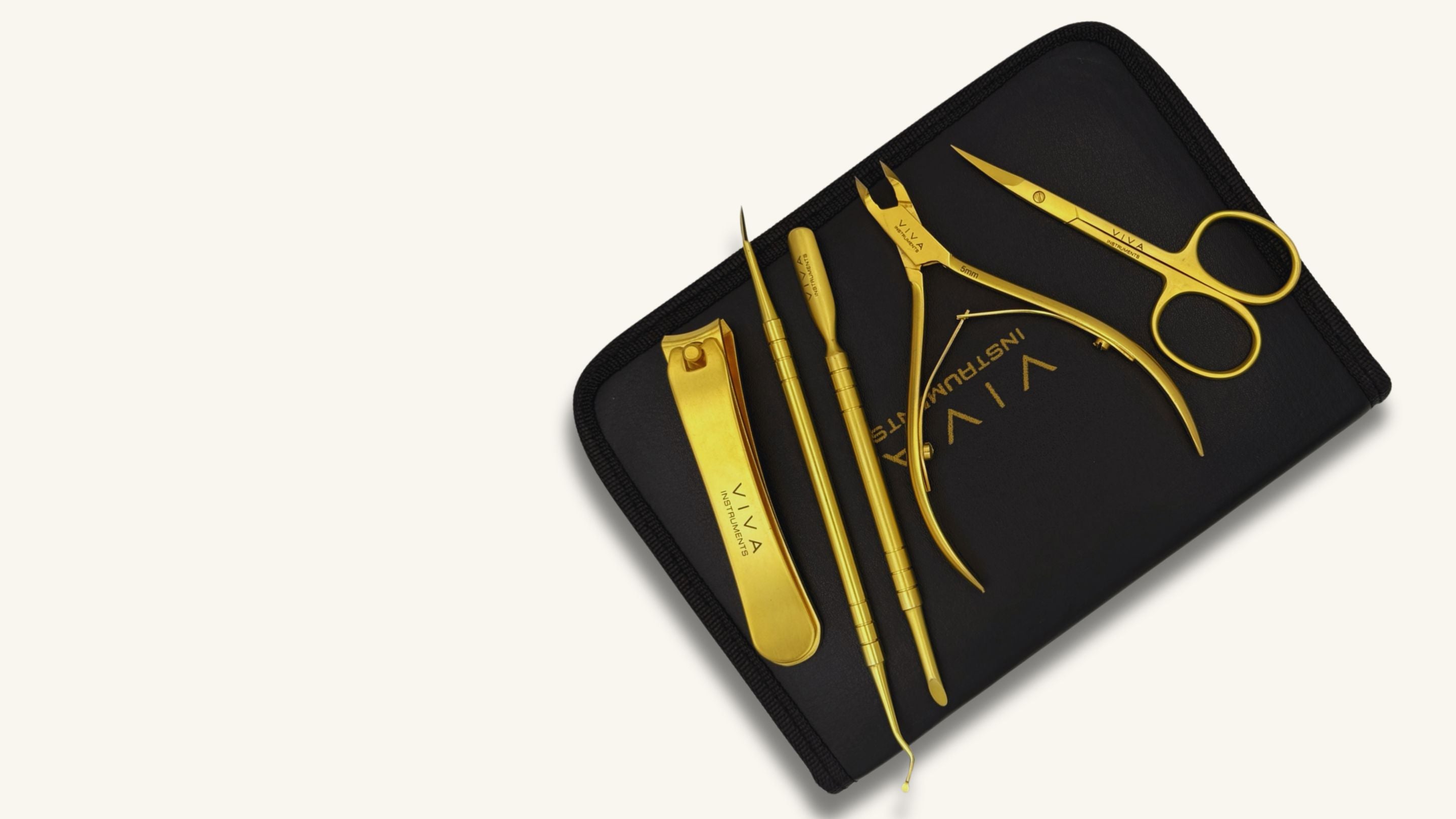 NAIL TOOLS MANICURE PEDICURE GOLD PUSHERS NIPPERS CUTICLE SCISSORS BEAUTY 