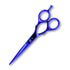 barber scissors haircut shears 5.5 inch blue colour - viva instruments 