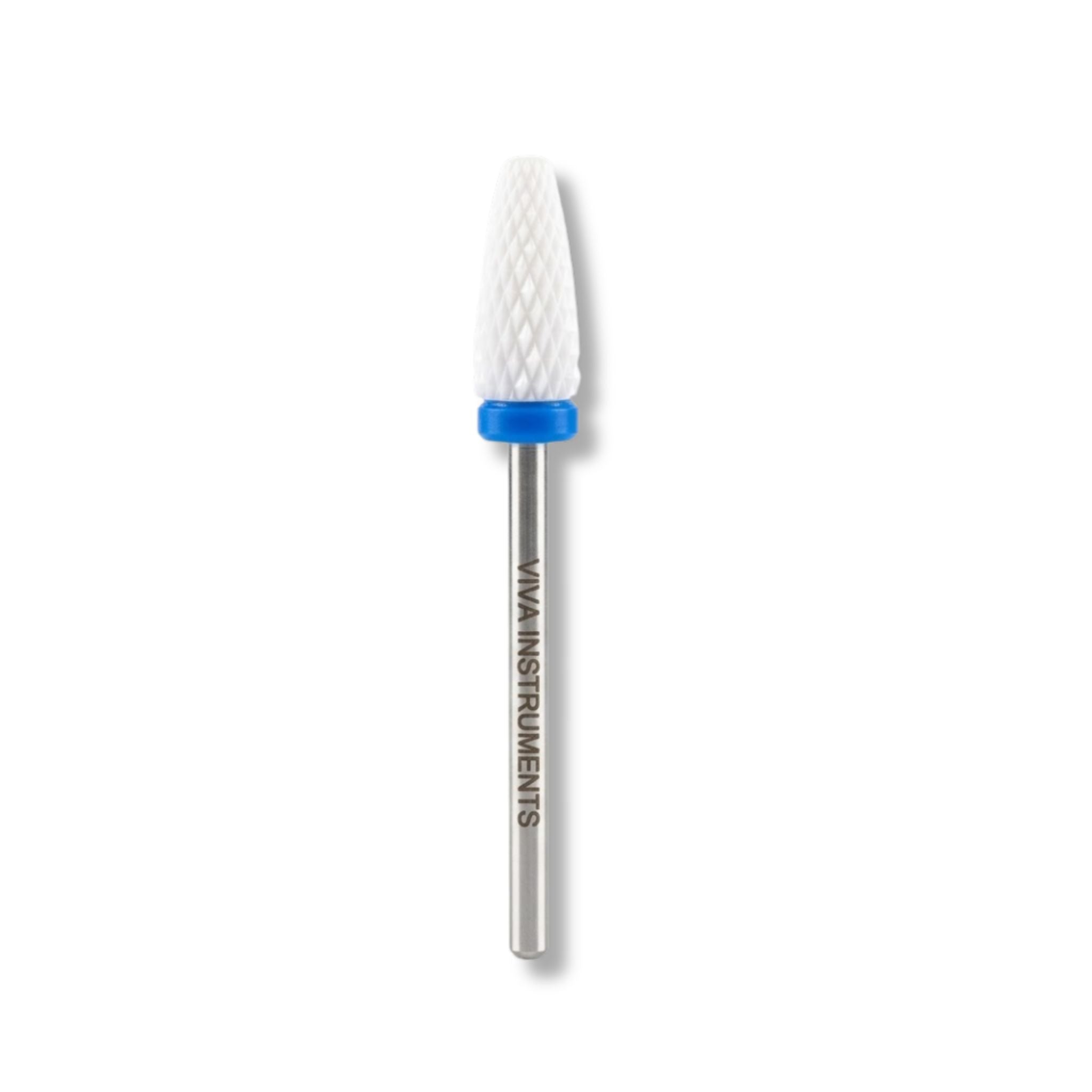 Left-Handed Ceramic Flame Nail Bit - Medium Grit | Viva Instruments