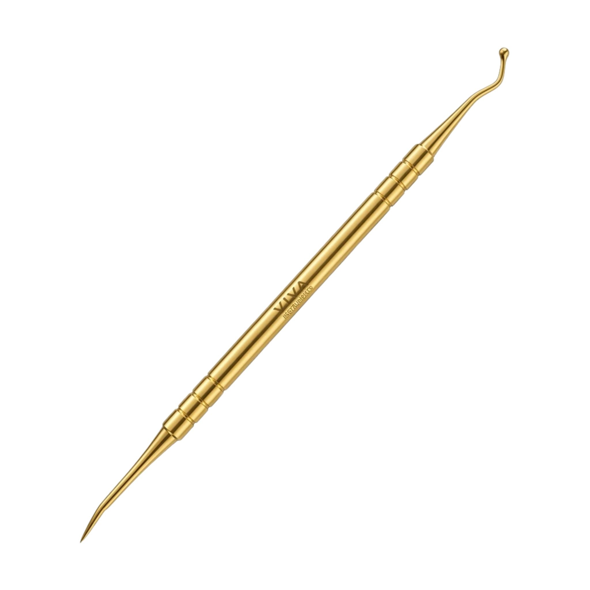 Gold Nail Curette pedicure podiatry nail care tools - viva instruments 