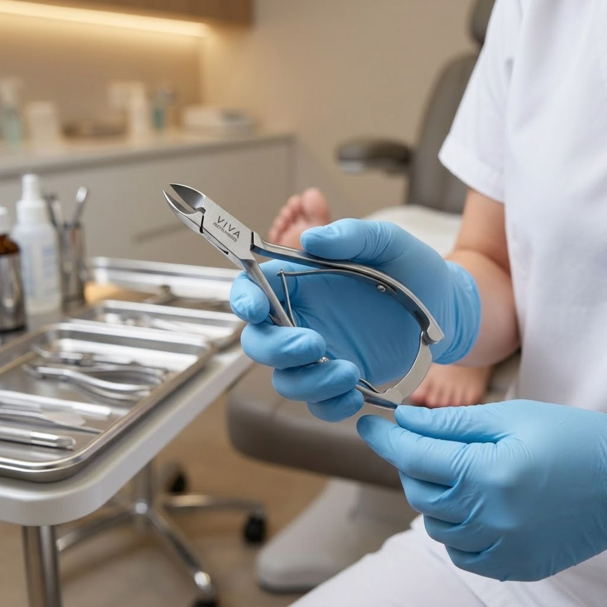 Podiatrist nail clippers and nippers for thick nail - viva instruments