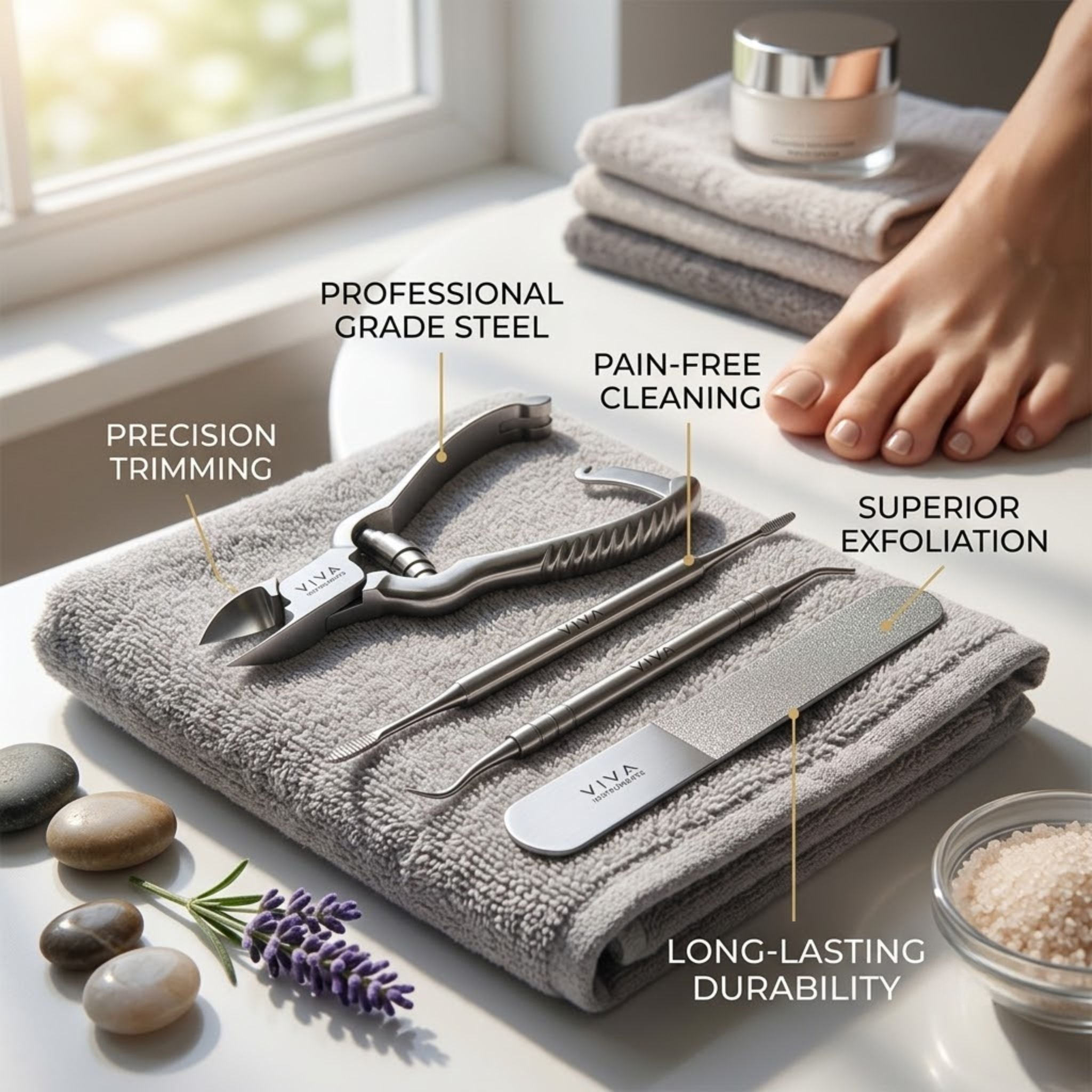 Professional podiatry and pedicure tools - viva instruments
