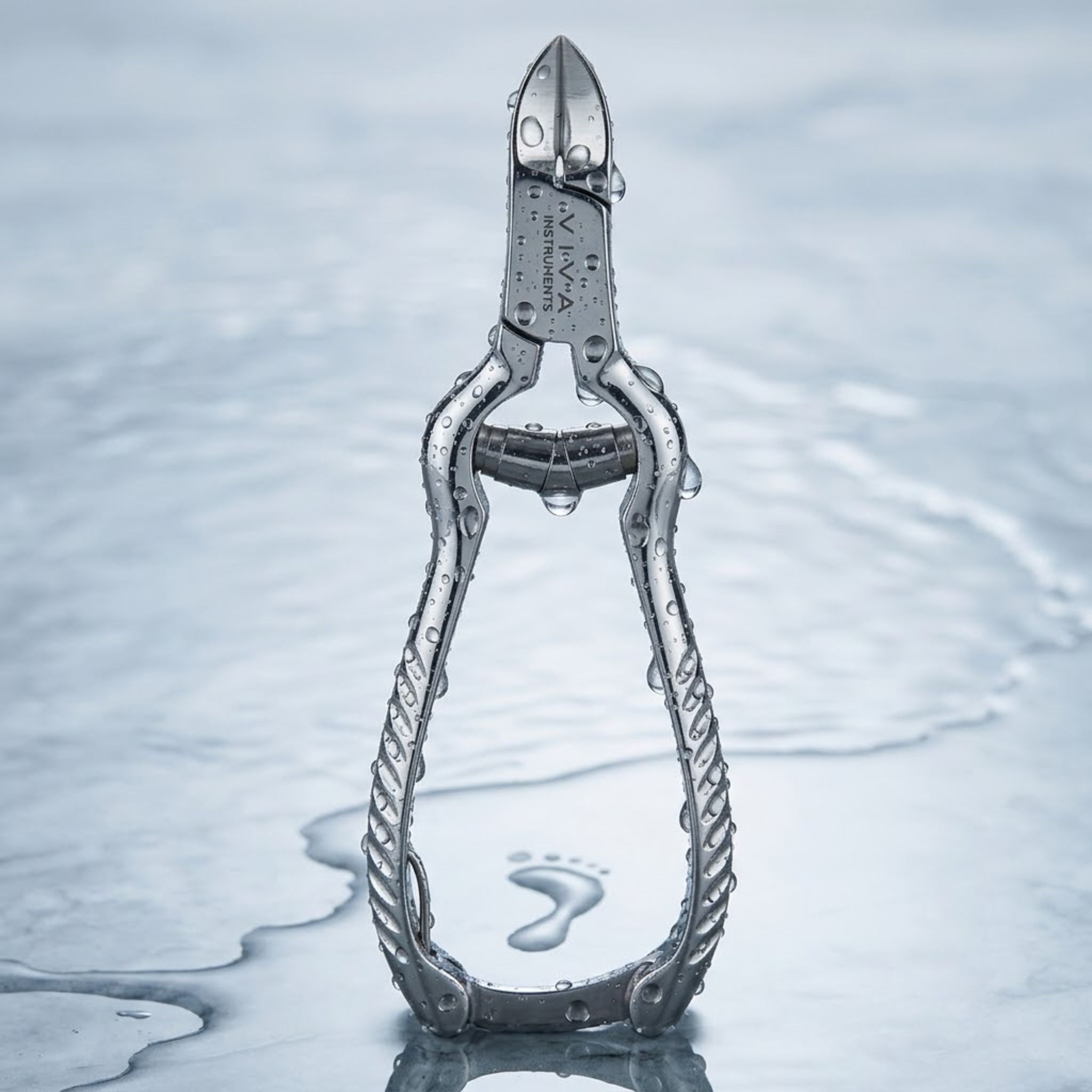 Stainless steel toenail clippers for thick nails podiatrist instruments - viva 