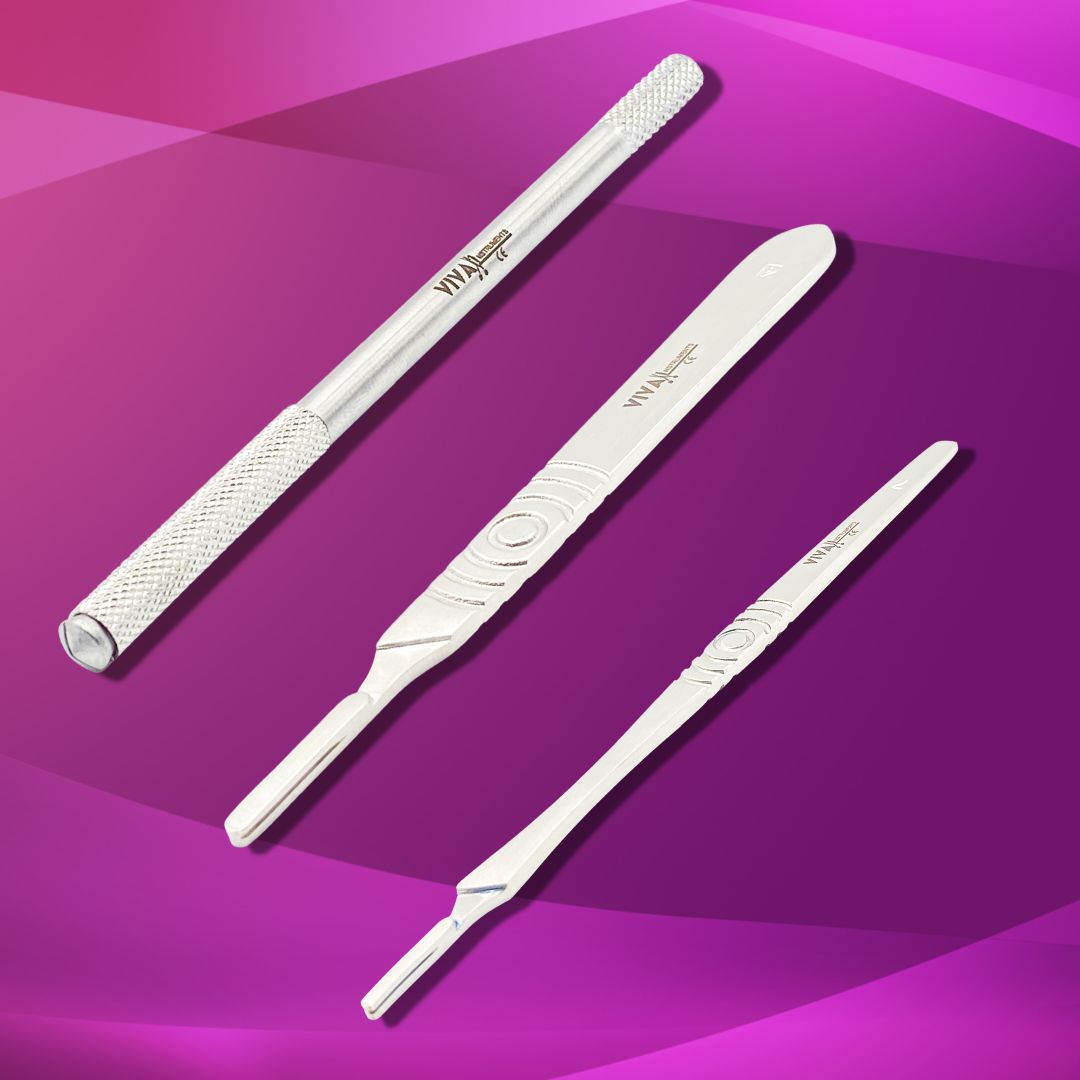 scalpel blade handles - viva instruments 