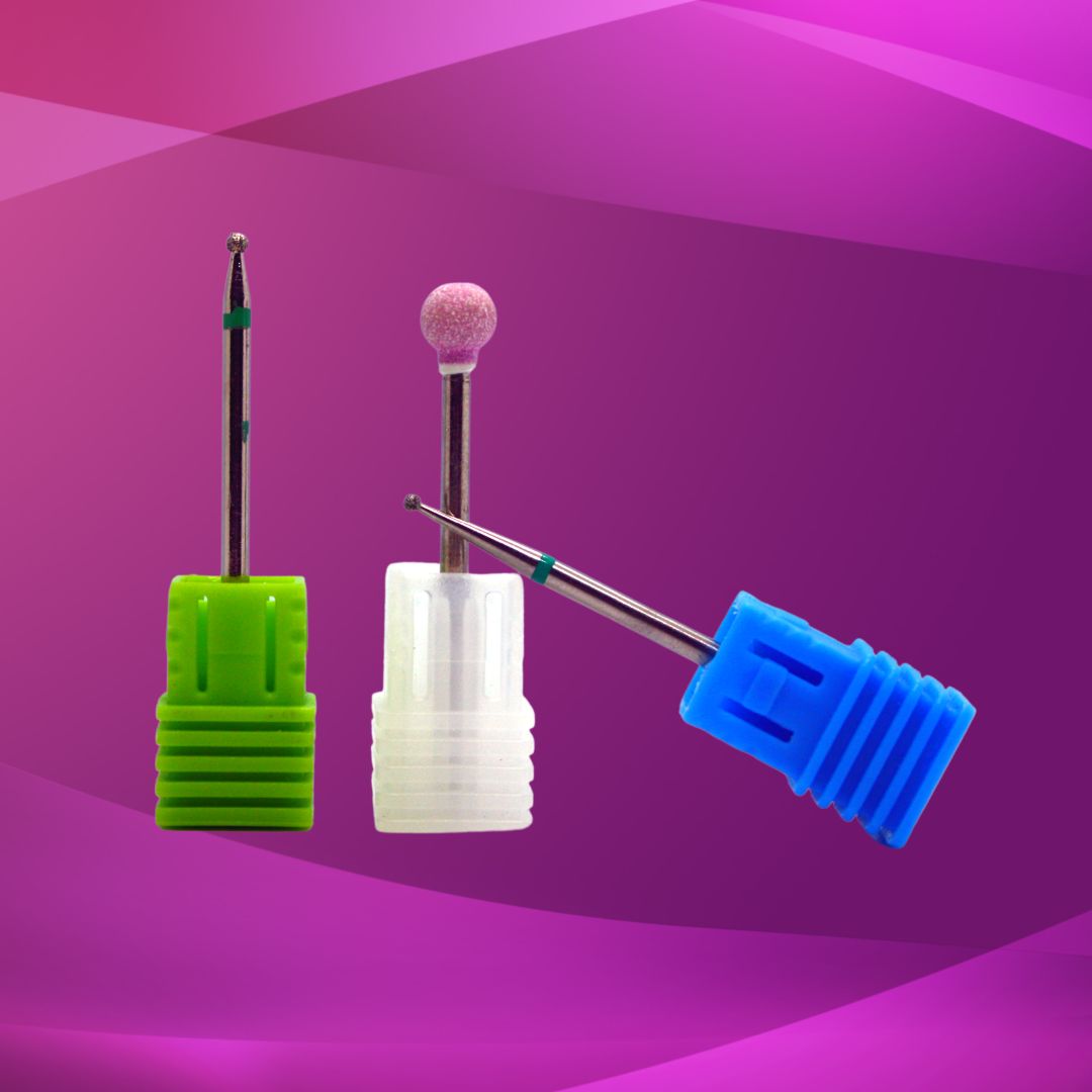 nail drill bits for e nail file machine manicure pedicure tools - viva instruments