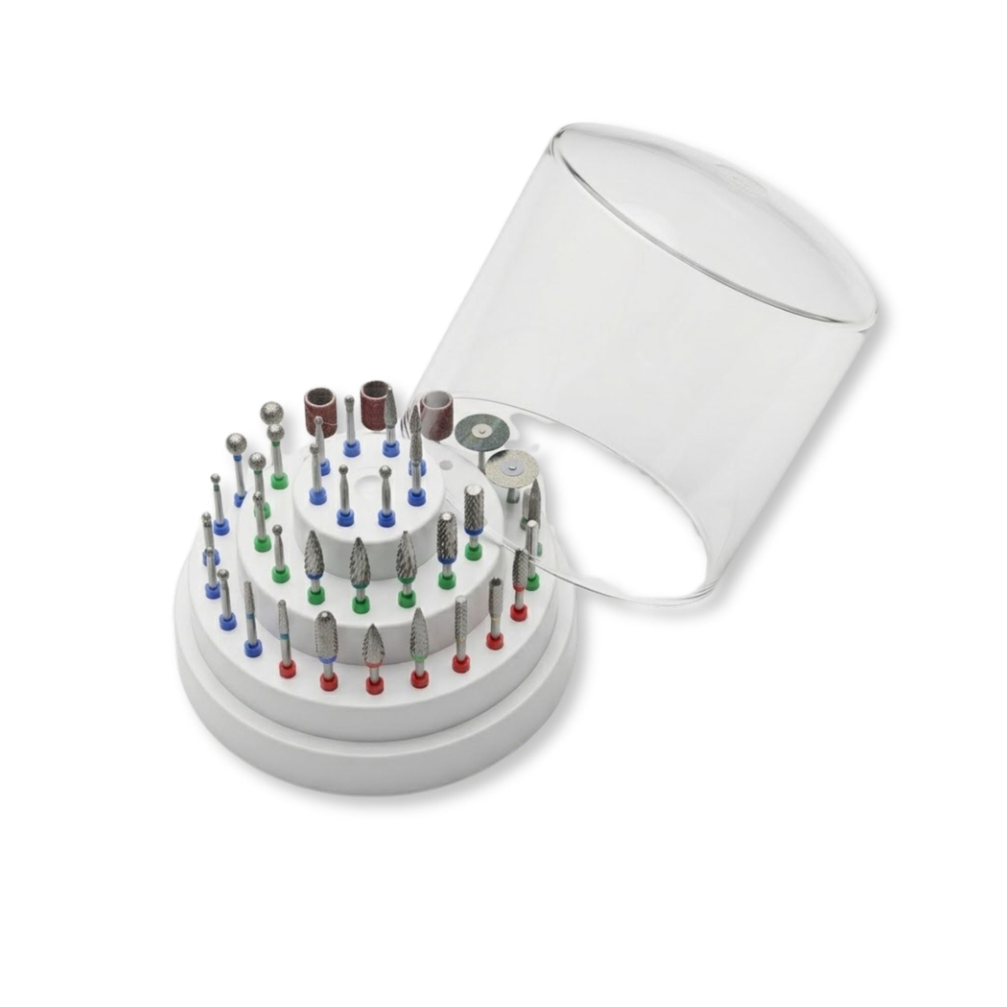 48-Hole Drill Bit Storage Jar & Organizer | Viva Instruments