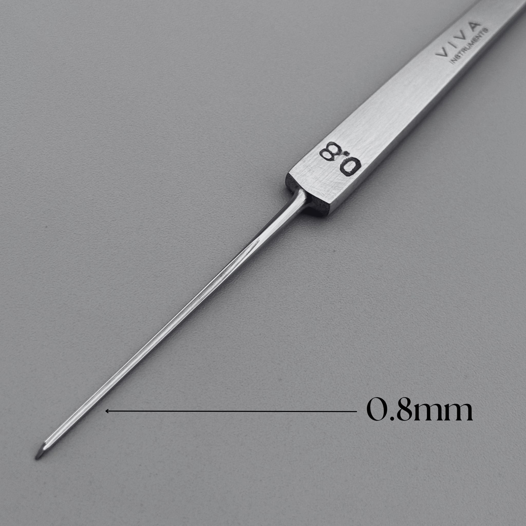 Reusable stainless steel podiatry gouge with ergonomic handle