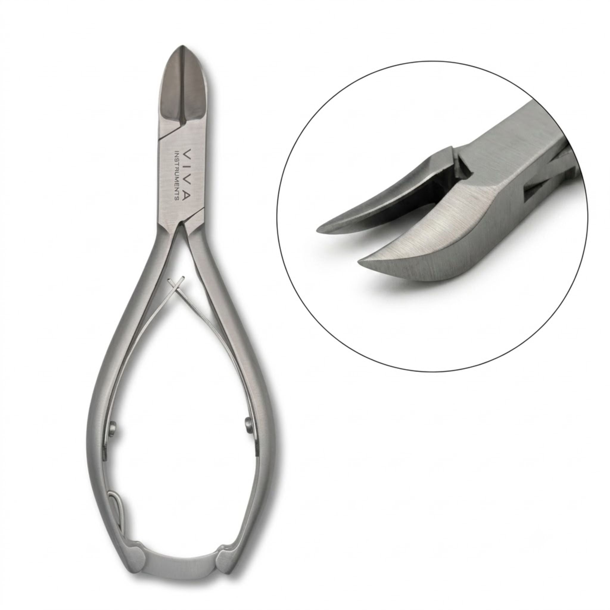 toenail clippers for thick nails stainless steel heavy duty podiatrist and chiropodist nippers - Viva Instruments