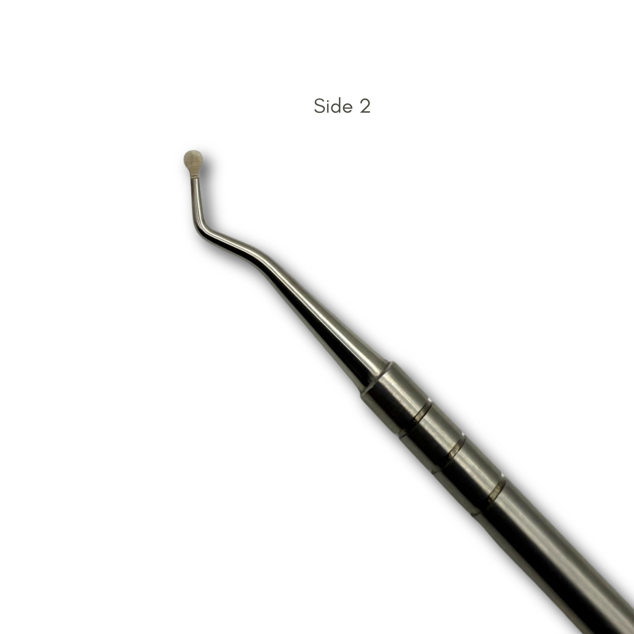 nail curette professional pedicure tool for nail debrie removal cleaner - viva instruments