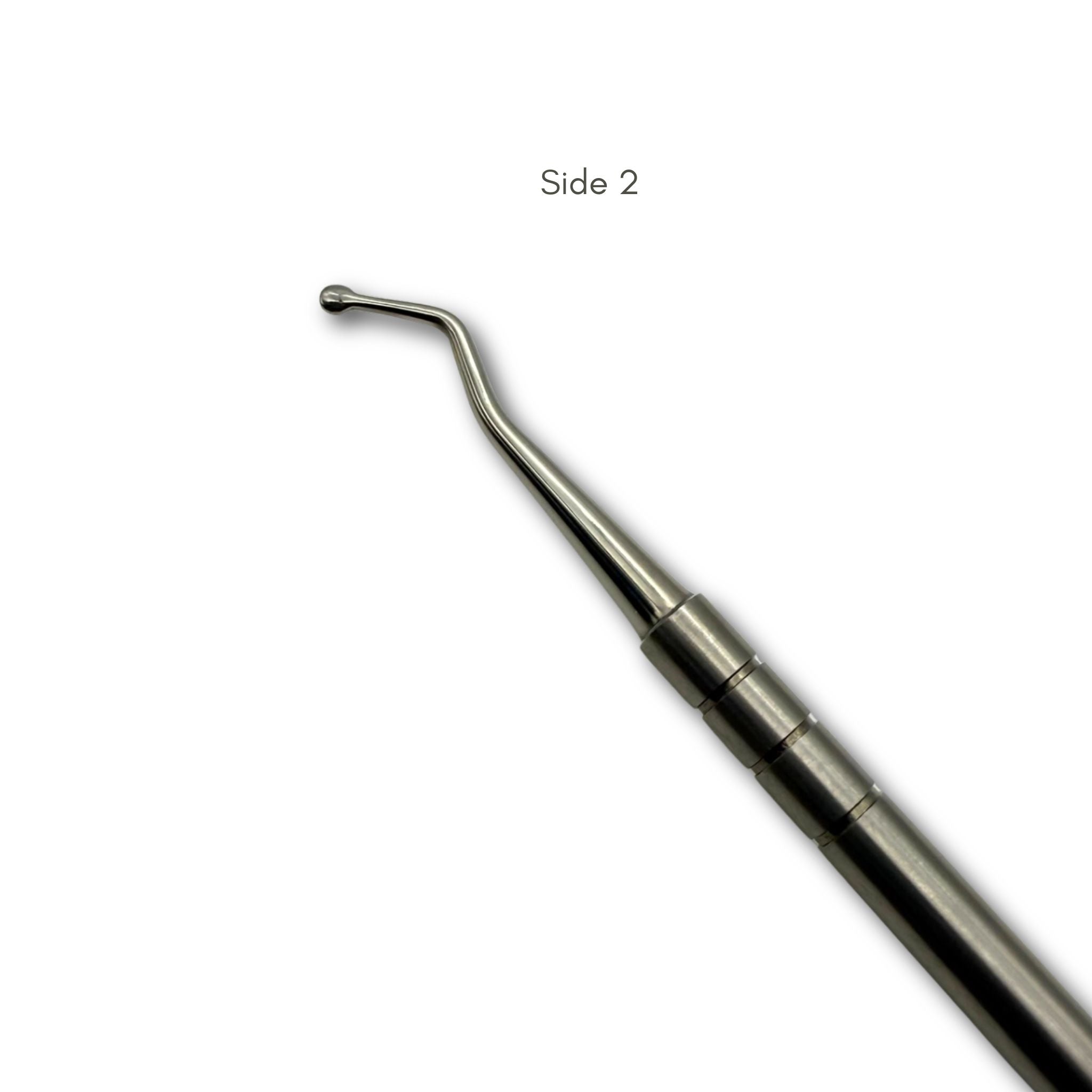 nail curette professional pedicure tool for nail debrie removal cleaner - viva instruments