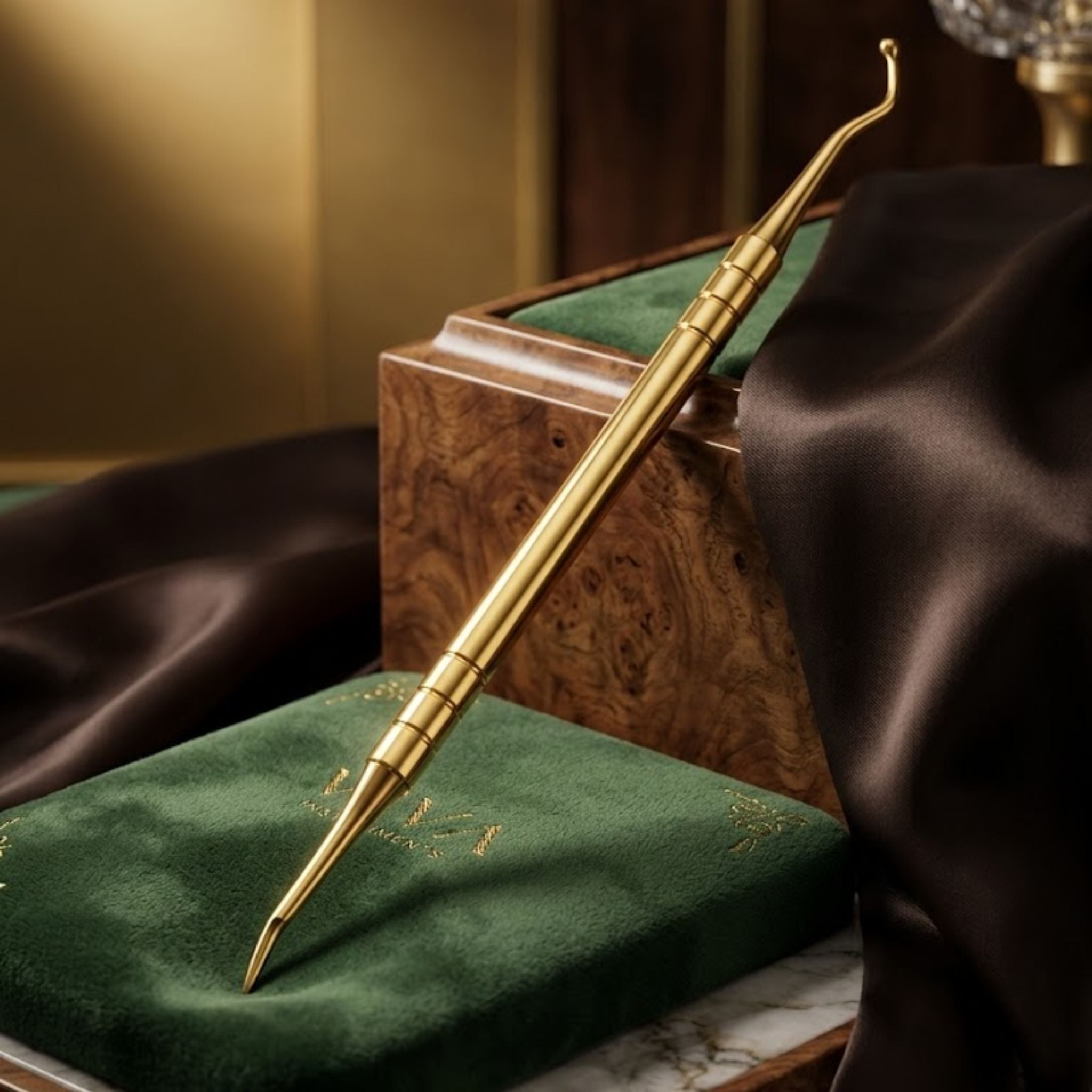 Gold Nail Curette pedicure podiatry nail care tools - viva instruments 