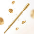 cuticle pushers with 'VIVA' branding on a white background with gold powder.