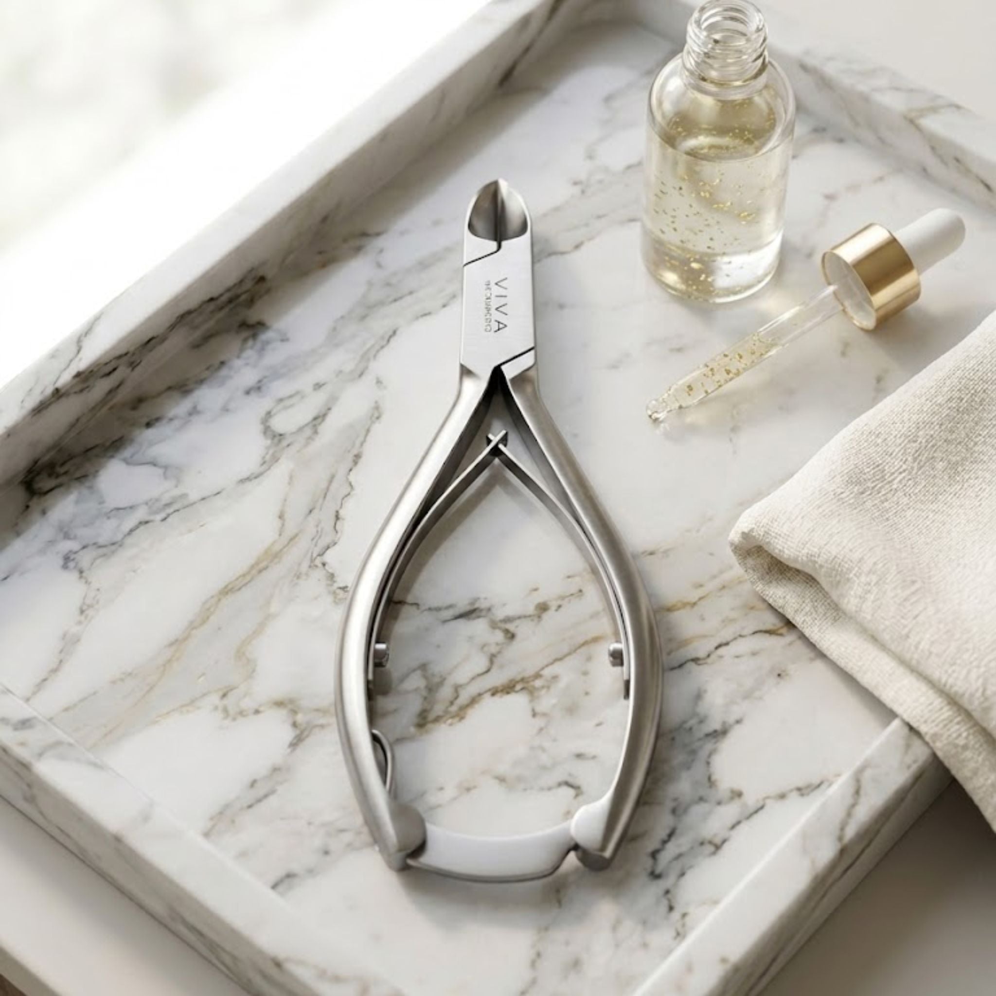 professional pedicure and podiatry nail nippers - viva instruments