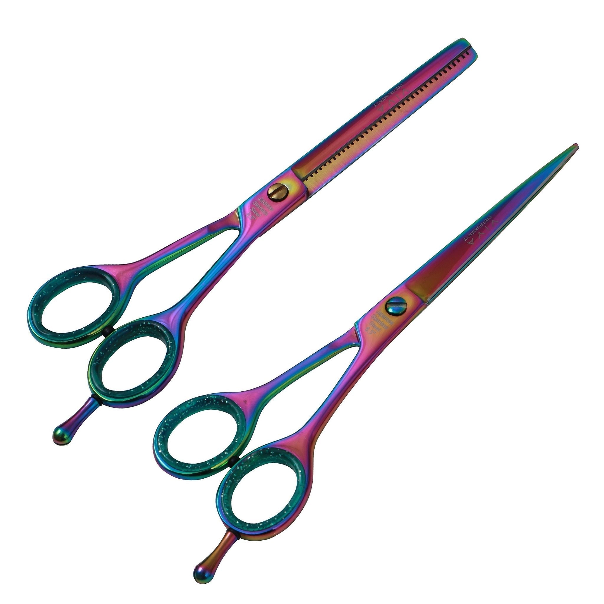 Hair Scissors - Haircut & Thinning Scissors Set - Multicolour