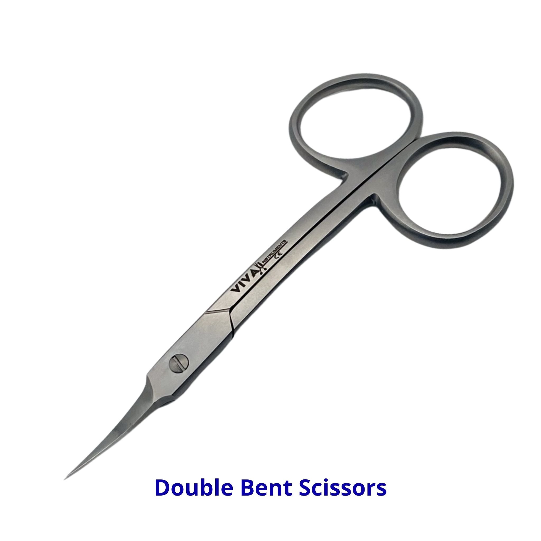 Nail Scissor - Cuticle Nail Scissors - 9.5cm Double Bent